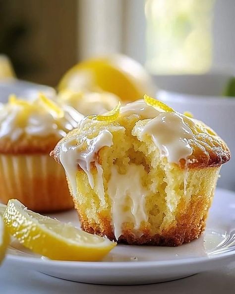 Ina Garten Recipes | 🍋 Luscious Lemon Cream Cheese Muffins 🍋 | Facebook Lemon Cream Cheese Muffins, Lemon Cream Cheese, Ina Garten Recipes, Cream Cheese Muffins, Bake Goods, Cheese Muffins, Lemon Cream, My Grandmother, Lemon Recipes