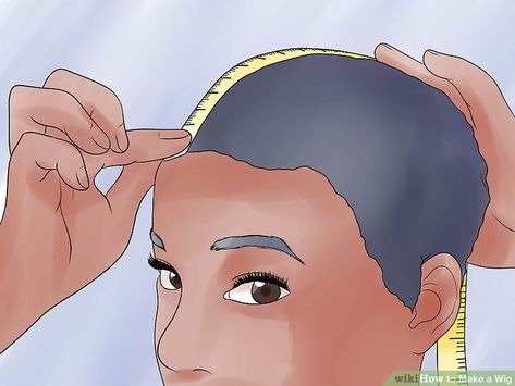 5 Ways to Make a Wig - wikiHow Diy Lace Wig, Making A Wig, How To Make Braids, Diy Ombre Hair, Make A Wig, Short Box Braids Hairstyles, Diy Wig, Braid Wig, Diy Ombre