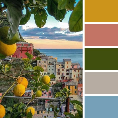 Mediterranean Color Pallet, Italian Restaurant Color Palette, Lisbon Color Palette, Amalfi Coast Color Palette, Italy Colour Palette, Spain Color Palette, Mediterranean Colour Palette, Tuscany Color Palette, Italy Color Palette