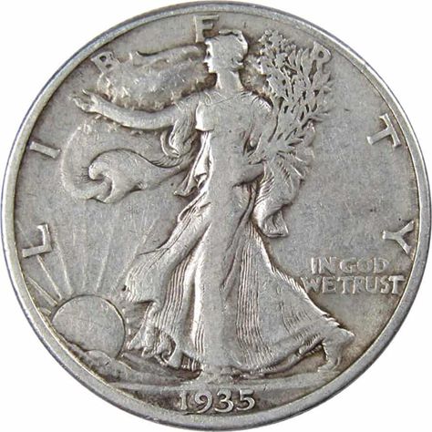 Do you love adding rare and valuable coins to your collection set? You might want to consider the 1935 half dollar, an iconic and highly sought-after piece produced by the US Mint. This half-dollar played Maker Ideas, Coin Auctions, Valuable Coins, Lady Liberty, Half Dollar, Money Matters, Silver Dollar, Money Maker, Coin Collecting