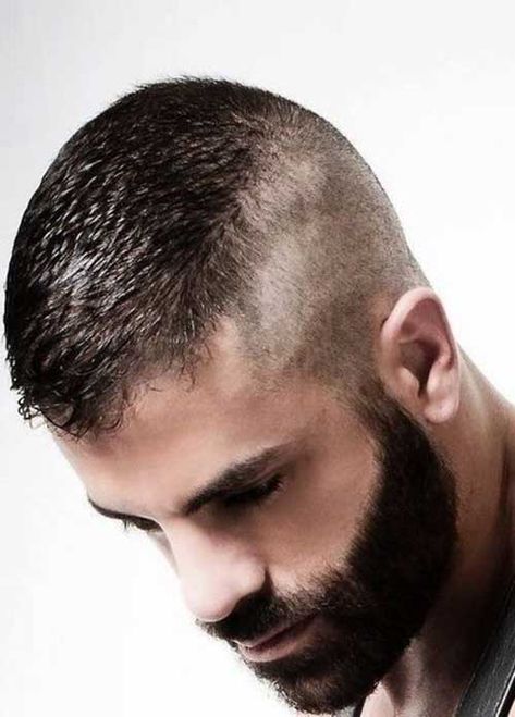 Military Fade Haircut, Military Haircuts Men, Haircut Designs For Men, High And Tight Haircut, Hairstyles For Receding Hairline, Hipster Haircut, High Fade Haircut, Military Haircut, Beard Growth Oil