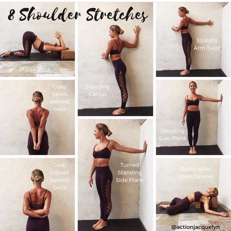 After Workout Stretches, Yoga Shoulder, Shoulder Stretches, Yoga Trainer, Yoga Tutorial, Yoga Beginners, Yoga Techniques, Yoga Posen, Yoga Exercises