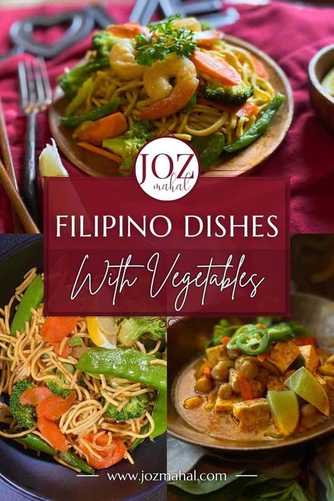 Easy to Make Filipino Dishes with Vegetables - JOZmahal Dishes With Vegetables, Nilaga Recipe, Filipino Vegetable Dishes, Roast Chicken Soup, Opo Squash, Pork Sinigang, Pork Soup Recipes, Philippine Cuisine, Roast Chicken Leftovers