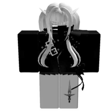 Evade Outfits, Roblox Avatar Girl, Outfit Ideas Emo, Roblox Avatars Ideas, R6 Fits, Goth Fits, Roblox R6, Skins Roblox, Glitch Wallpaper