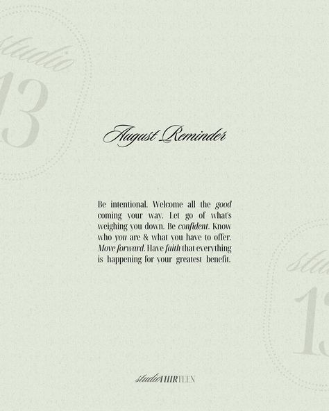 August 1st, here’s to a new month filled with productive days & endless possibilities. This month we embrace each challenge with determination & celebrate each success with gratitude. 🤍 Wishing you a wonderful month 🫶🏻😊 ______ #august1st #august #reminder #motivational #positiveaffirmations #motivationalquotes #quote #inspirationalquotes #womensupportingwomen #smallbusinesssupport #womenempowerment #womenownedbusiness #loveeveryone #nocompetition #gratitudequotes #aesthetic August Quotes Month Of, August Reminder, August Quotes, August 1st, Love Everyone, Productive Day, Gratitude Quotes, New Month, Know Who You Are