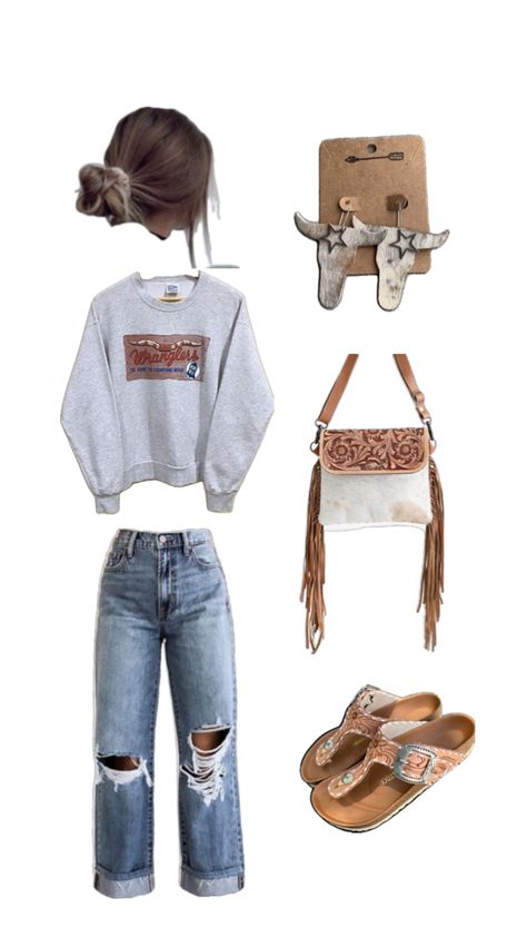 Western Summer Outfits, Cute Western Outfits, Cute Cowgirl Outfits, Casual Country Outfits, Outfits For Mexico, Southern Outfits, Country Style Outfits, Western Wear Outfits, Cute Modest Outfits