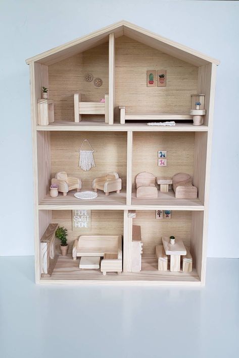 Cardboard Play, Wooden Dolls House Furniture, Cardboard Playhouse, Friend Crafts, 1 6 Scale, Mini Kitchen, Wooden Dollhouse, Barbie Dream House, Diy Dollhouse Furniture