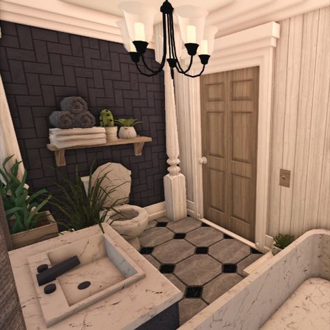 █▓▒▒░░░no advanced placing two story coastal house░░░▒▒▓█ Small Bloxburg Bathroom 2x2, Bloxburg Tiny Home Exterior, Bloxburg House Exterior One Story, Bloxburg House Ideas Entry Way, Cottage Core Bathroom Bloxburg, Roblox Bloxburg House Ideas Bathroom, Bloxburg 3x4 Bathroom Ideas, Bloxburg Cottage Bathroom, 2 By 3 Bloxburg Bathroom