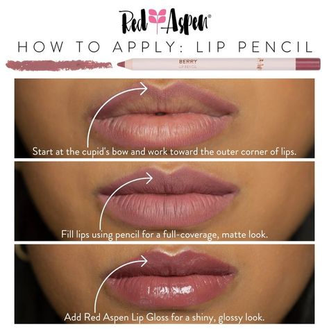 Lips Outline, Red Aspen, Glossier Look, Cupids Bow, Social Media Engagement, Customer Engagement, Lip Pencil, Lip Liner, Easy Steps