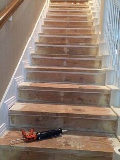 Stairs Renovation, Stair Makeover, Diy Staircase, Stairs Ideas, Staircase Remodel, Staircase Makeover, Stair Remodel, Basement Stairs, Diy Stairs