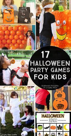 Juegos Halloween, Diy Halloween Party Games, Fall Block Party, Easy Halloween Games, Halloween Party Games For Kids, Kid Friendly Halloween Party, 1st Birthday Party Games, Beach Party Games, Halloween Party Ideas For Kids