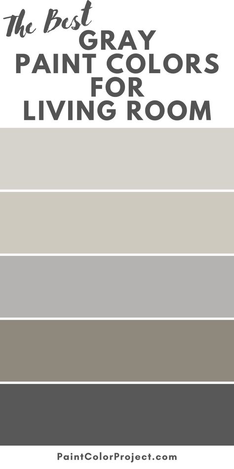 Are you looking for the best gray paint colors for living room? Take a look at our comprehensive list to find the best gray shades on the market. Gray Paint Colors For Living Room, Grey Paint Living Room Ideas, Gray Walls Living Room, Light Grey Painted Walls, Gray Living Room Paint Colors, Best Gray Paint Colors, Dark Gray Paint Colors, Grey Paint Living Room, Colors For Living Room