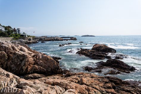 The Coastline of the Neck Marblehead Massachusetts, New England Town, England Town, Coastal New England, Rocky Coast, Rocky Shore, Atlantic Ocean, Tea House, North Shore