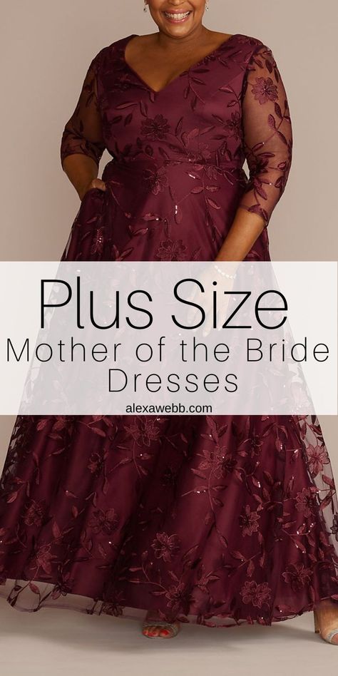 Burgundy Mother Of The Bride Dress Plus Size, Mothers Dresses For Weddings Plus Size, Women's Plus Size Formal Dresses, Mother Of Groom Plus Size Dresses, Burgundy Plus Size Dress, Bride’s Mother Dress, Mother Of The Groom Long Dresses, Winter Wedding Mother Of The Bride Dress Long Sleeve, Mob Dresses Plus Size