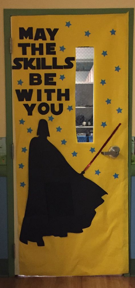 May the skills be with you. Testing encouragement sign/door Test Encouragement For Students Poster, Test Taking Bulletin Board Ideas, State Testing Themes For Elementary, Testing Door Decorations Classroom, State Testing Door Decorations, State Testing Themes, Testing Door Decorations, State Testing Bulletin Board, Test Motivation Posters