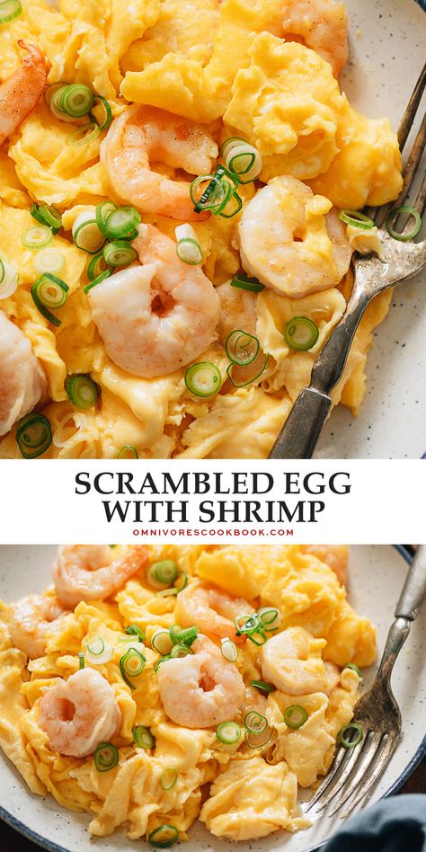 Breakfast With Shrimp, Eggs Scrambled Recipes, Breakfast Shrimp Ideas, Shrimp Breakfast, Shrimp Breakfast Recipes, Shrimp For Breakfast, Breakfast Shrimp, Shrimp Egg Recipes, Shrimp And Eggs Recipes