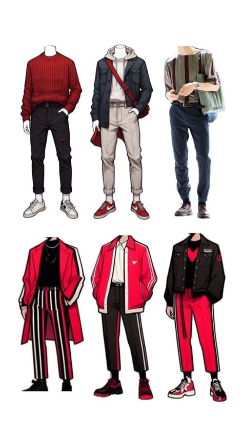 Men Clothing Ideas Drawing, Male Fashion Reference, Oc Outfits Male, Drawing Clothes Ideas Male, Male Outfit Casual, Outfit Ideas Drawing Male, Male Outfits Drawing, Outfit Male, Clothing Design Sketches Male