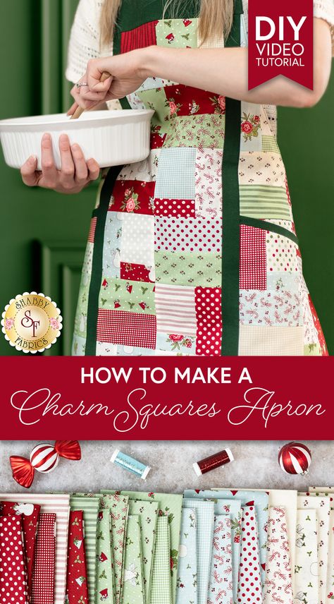 Patchwork Aprons Free Pattern, Quilt Apron Free Pattern, Quilted Aprons Free Pattern, Apron Sewing Pattern Free, Smock Apron Pattern Free, Quilt Apron, Quilted Apron, Christmas Aprons Diy, Christmas Apron