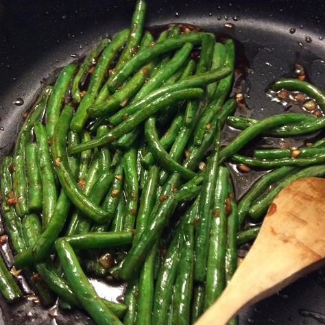 'Chinese Buffet' Green Beans | Allrecipes Buffet Green Beans, Chinese Buffet Green Beans, Chinese Garlic Green Beans, Chinese Buffet, Green Beans Recipe, Easy Chinese Recipes, Asian Grocery, Beans Recipe, Green Bean Recipes