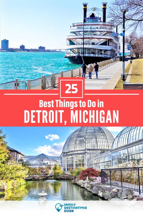 Want to see the most incredible things to do in Detroit, MI? We’re FamilyDestinationsGuide, and we’re here to help: From unique activities to the coolest spots to check out, discover the BEST things to do in Detroit, Michigan - so you get memories that last a lifetime! #detroit #detroitthingstodo #detroitactivities #detroitplacestogo Visit Detroit, Michigan Vacations, Detroit City, Nomad Lifestyle, Midwest Travel, Detroit Institute Of Arts, Downtown Denver, Fun Music, Belle Isle