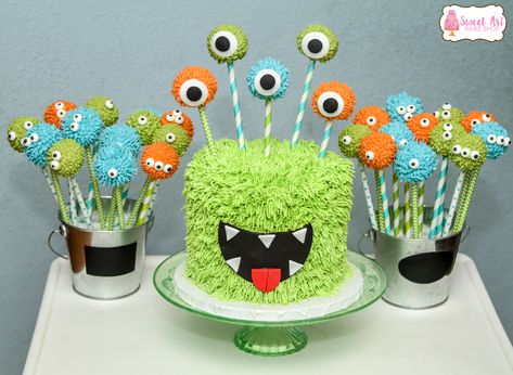 Kid Birthday Cakes, Animal Print Cake Pops, Wedding Dessert Bars, Cookie Monster Cakes, Mickey Cake Pops, Monster Cake Pops, Monster Birthday Cakes, Ventura County California, Wedding Cake Tasting