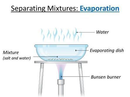 Evaporation Experiment, Separating Mixtures, Paper Chromatography, Liquid Vapor, Homogeneous Mixture, Water Evaporation, Bunsen Burner, Clear Liquids, About Water