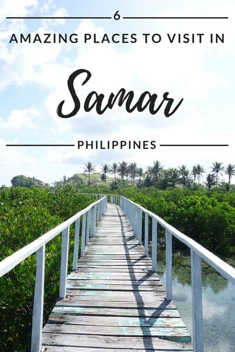 Samar is definitively an off-the-beaten-path destination. Lots of adventure awaits you as well as breath-taking scenery. #philippines #travel #adventure Samar Philippines, Fort Santiago, Travel Globe, Singapore Travel, Philippines Travel, Samar, Hawaii Beaches, Southeast Asia Travel, Tourist Spots