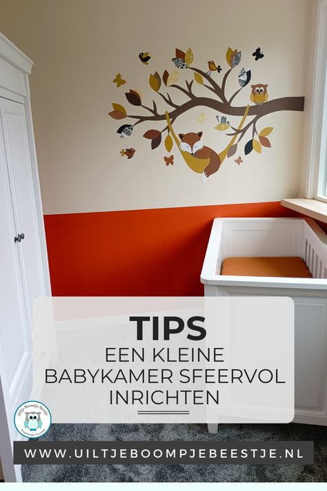 Tips voor het inrichten van de kleine babykamer • muurdecoratie • muursticker • behang • inspiratie kinderkamer • Van