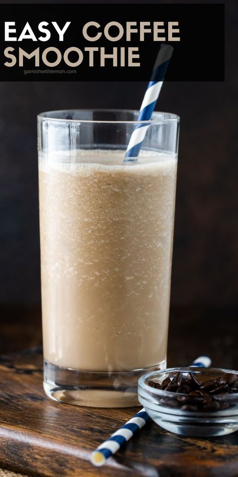 Healthy Iced Coffee, Coffee Smoothie Recipes, Greek Yogurt Smoothie, Iced Coffee Protein Shake Recipe, Blackberry Smoothie, Iced Coffee Protein Shake, Coffee Protein Shake, Coffee Smoothie, Yogurt Smoothies