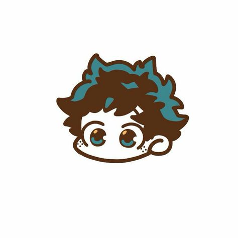 Chibi Izuku Midoriya, Chibi Mha Characters, Chibi Deku Cute, Deku Cute Icon, Deku Doodle, Chibi My Hero Academia, Cute Izuku, Izuku Midoriya Cute, Chibi Mha