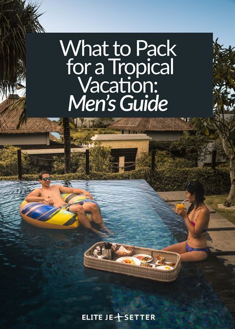 what to pack for a tropical vacation Tropical Vacation Packing, Cancun Packing List, Packing Advice, Hawaii Packing List, Tahiti Travel, Packing List Men, Usa Travel Map, Weekend Packing, Cancun Vacation