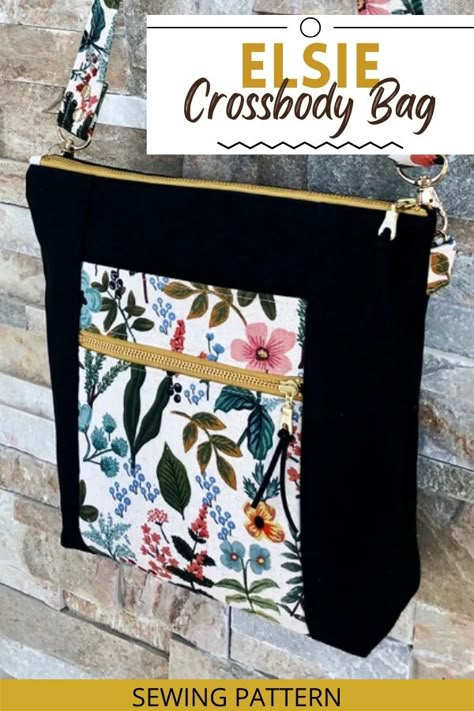 Canvas Purses And Handbags Diy, Free Shoulder Bag Patterns To Sew, Crossbody Sewing Pattern, Free Bag Patterns To Sew Handbags, Sewing Cross Body Bag, Free Crossbody Purse Sewing Patterns, Easy Cross Body Bag Pattern Free, Diy Crossbody Bag Pattern Free, Cross Body Bag Pattern Free Sewing