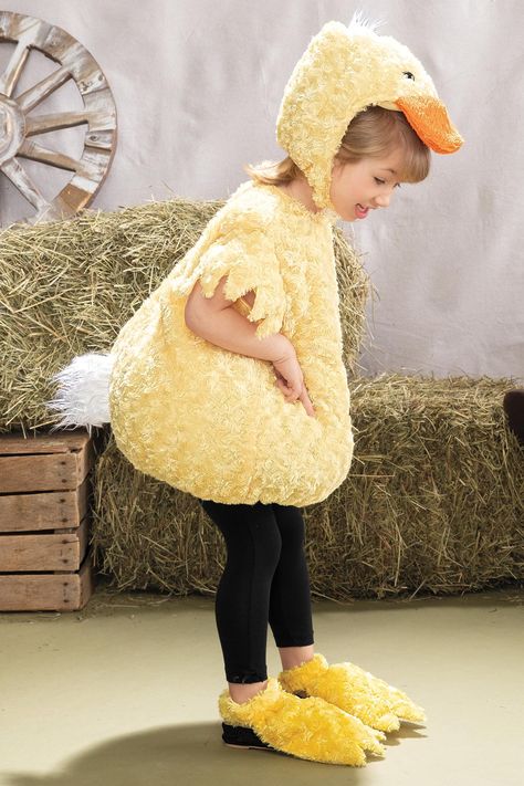 Duck Costume for Baby: #Chasingfireflies $39.00 Toddler Duck Costume Diy, Diy Duck Costume, Duck Costume Diy, Toddler Duck Costume, Baby Duck Costume, Jade Costume, Duck Halloween Costume, Duck Outfit, Goose Costume