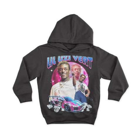 Lil Uzi Vert - Vintage Bootleg All Over Print Hoodie Check more at https://utopiafashion.co/product/lil-uzi-vert-vintage-bootleg-all-over-print-hoodie-3/ King Von, Unisex Pajamas, Lil Pump, Leather Jacket Style, Pu Leather Jacket, Young Thug, Sports Trousers, Graphic Tees Vintage, Black Streetwear