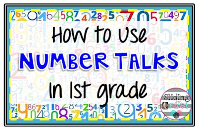 Number Talks in First Grade, Sliding into First!, math talks, number talks, addition, subtraction, 1st grade, freebie, math Subtraction 1st Grade, Daily 3 Math, Math Talks, Number Talks, First Number, Eureka Math, Math Talk, Math Number Sense, Math Groups