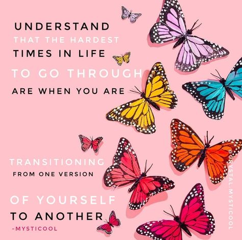 🦋“We are all butterflies. Earth is our chrysalis.” ~LeeAnn Taylor 🦋 •The butterfly is a symbol of powerful transformations. •By analogy to the Butterflies development, the meaning associated with the butterfly emphasizes the ability to move from one state, perspective, lifestyle to another.   #butterfly #affirmation #mantra #manifest #abundance #loa #lawofattraction #mindset #coach #lifecoach #spirituality #twinflame #tarot #tarotreader Butterfly Analogy, Butterfly Affirmations, Butterfly Blessings, Butterfly Pics, Affirmation Mantra, Butterfly Symbolism, Losing A Loved One Quotes, Butterfly Meaning, Butterfly Transformation