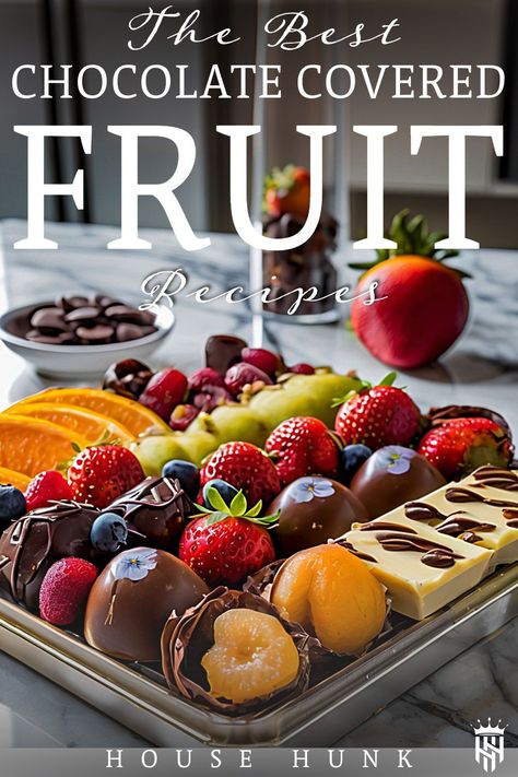 Indulge in the delectable world of chocolate covered fruit with our collection of 13 mouthwatering recipes. From classic strawberries to exotic mango, each bite is a perfect fusion of sweetness and creaminess. Whether it's a snack, dessert, or a thoughtful gift, these creations are sure to satisfy any chocolate lover. Get ready to elevate your taste buds with these irresistible treats!