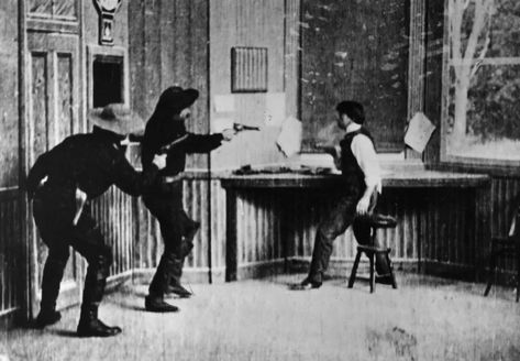 First Silent Film: The Great Train Robbery Great Train Robbery, Train Robbery, The Great Train Robbery, Movie Production, History Quiz, Western Film, Spaghetti Western, Thomas Edison, Silent Movie