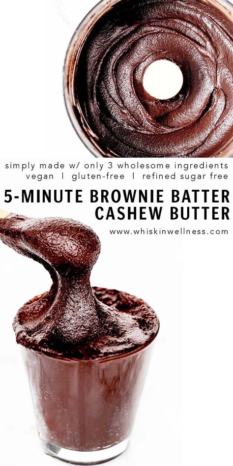 Cashew Butter Uses, Cashew Butter Dessert, How To Make Cashew Butter, Recipes With Cashew Butter, Homemade Cashew Butter, Cashew Pulp Recipes, Cashew Desserts, Chocolate Cashew Butter, Cashew Butter Recipe