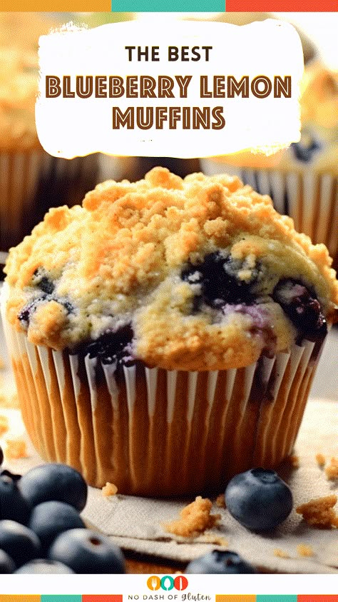 Indulge in the burst of flavors from our Blueberry Lemon Muffins recipe! Tangy lemon zest and sweet blueberries come together in a perfectly moist muffin, topped with a delightful streusel for that extra crunch. Whether you're looking for a morning treat, a picnic snack, or a dessert that wows, this recipe delivers! A heavenly delight that's sure to be a hit at your next family brunch. Click the pin for the full recipe and bake your way to a tastier day! Blueberry Muffins With Honey, Lemon Blueberry Muffins Gluten Free, Muffins Blueberry Lemon, Lemon Blueberry Muffin Recipes, Lemon Blueberry Yogurt Muffins, Lemon Blueberry Poppyseed Muffins, Moist Lemon Blueberry Muffins, Gf Lemon Blueberry Muffins, Best Lemon Blueberry Muffins