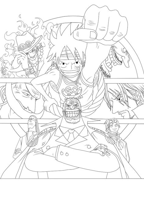 One Piece Lineart, One Piece Sketch, One Piece Coloring Pages, Batman Coloring Pages, Anime Lineart, Abstract Coloring Pages, Dinosaur Coloring Pages, One Piece Drawing, Manga Anime One Piece