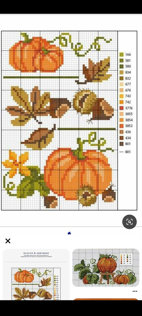 Pumpkin Cross Stitch Patterns, Autumn Cross Stitch, Cross Stitch Owl, Cross Stitch Gallery, Autumn Cross Stitch Patterns, Pumpkin Cross Stitch, Fall Pumpkin Crafts, Fall Cross Stitch, Cross Stitch Halloween