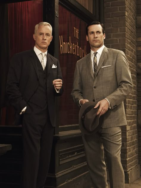 Mad Men Style: Roger Sterling — Gentleman's Gazette Roger Sterling, John Hamm, John Slattery, Suits And Ties, Mad Men Style, Mad Men Fashion, Don Draper, Jon Hamm, Men In Suits