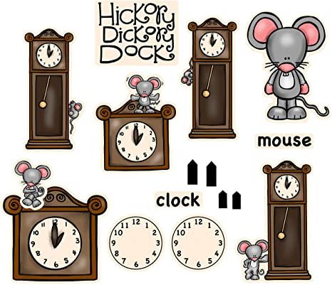 Amazon.com: Hickory Dickory Dock 16 PRECUT Felt Figure for Felt/Flannel Board Nursery Rhyme Stories Story Set for Toddlers Preschool: Toys & Games Chocolate Techniques, Nursery Rhymes Activities, Hickory Dickory Dock, Nursery Songs, Hickory Dickory, Small Clock, Fun Nursery, Flannel Board, Activity Pages