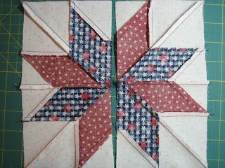 Red Letter Quilts: 8 Point LeMoyne Star Tutorial - No Y Seams! Leymone Star Quilt Patterns, Leymone Star Patterns, Lemoine Star Quilt Block, 8 Inch Star Quilt Block Patterns Free, Lemoyne Star Quilt Block, 8 Point Star Quilt Pattern, Lemoyne Star Quilt, Tractor Quilt, Lemoyne Star