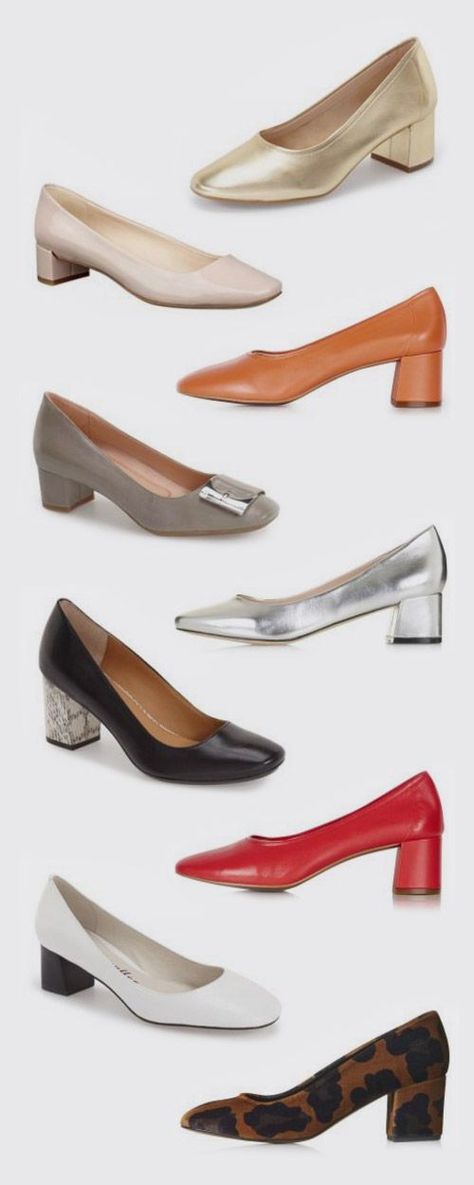 Trend: Block Heel Ballerina Pumps - YLF Ballerina Heels, Block Heel Mules, Ballerina Pumps, Heels Pumps, Shoe Style, Cute Shoes, Low Heels, Nice Shoes, Pumps Heels