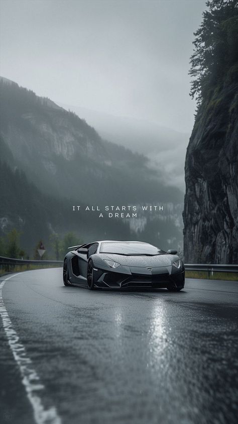 free wallpapers 4K car, sports car, motivation, success, mountains for mobile and desktop Car Motivation, Kereta Sport, Aventador Lamborghini, Sports Car Wallpaper, Super Fast Cars, Automotive Artwork, Cool Car Pictures, Lamborghini Cars, Street Racing Cars