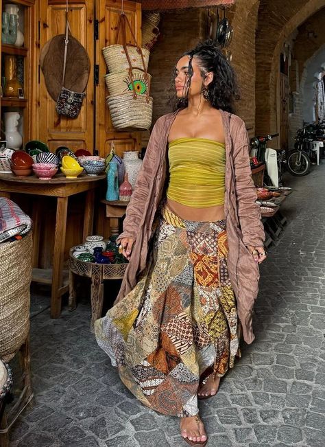 Boho Fits, Earthy Aesthetic, Earthy Style, Earthy Outfits, Fire Fits, Looks Street Style, Aesthetic Outfits, Types Of Fashion Styles, Skirt Outfits