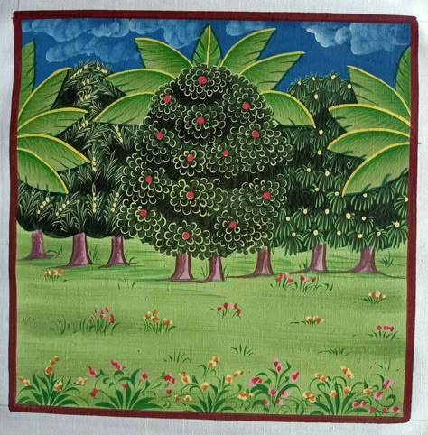 Painting Tree Of Life, Worli Painting, Pichwai Art, Pichwai Painting, Peacock Wall Art, Fabric Print Design, Pichwai Paintings, Turtle Painting, Indian Folk Art