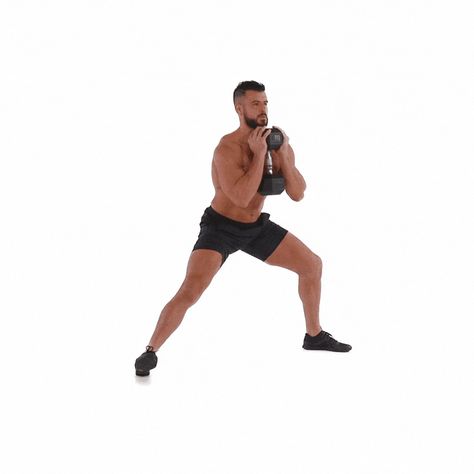 Alternating Goblet Lateral Squat Lateral Squat, Ways To Stay Healthy, You Better Work, Gym Time, Calisthenics, Build Muscle, How To Stay Healthy, Mens Fitness, The Top